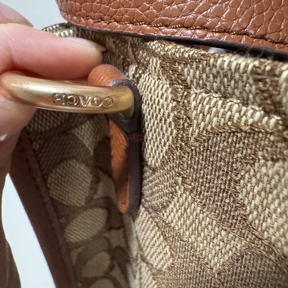 Coach Dempsey Tote Bag 22 In Signature Jacquard With Coach Patch And Stripe - Picture 5 of 16